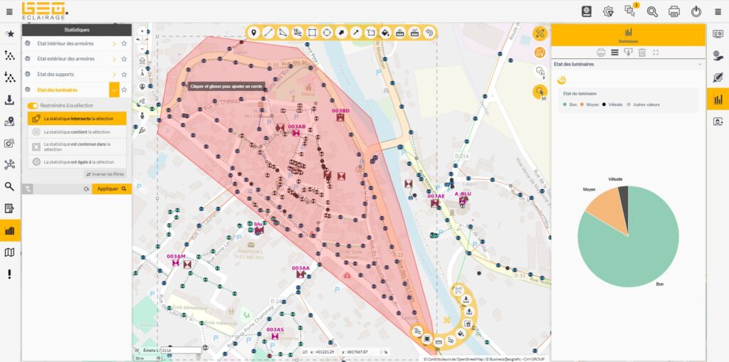 GEO éclairage analyse